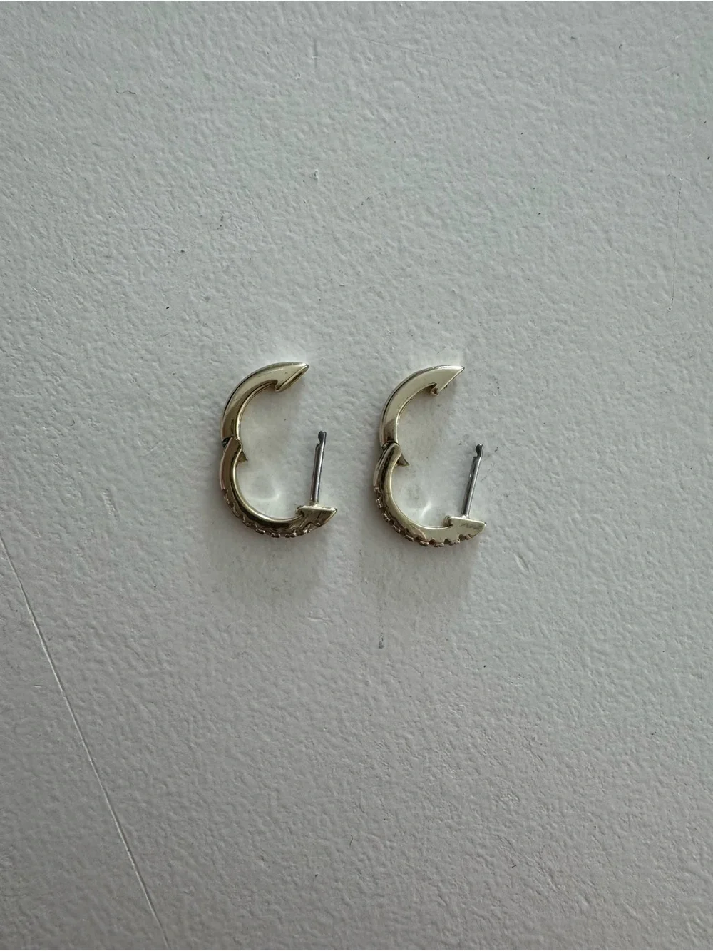 PAVOI Gold Plated Huggie Earrings